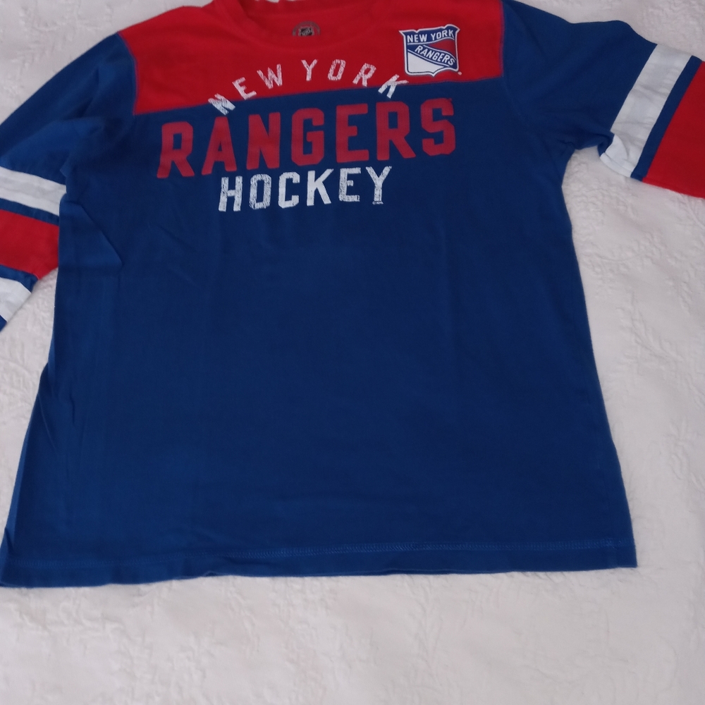NY Rangers NHL long sleeve shirt (large)